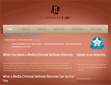 Tablet Screenshot of latoisonlaw.com